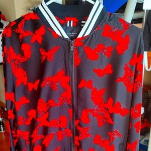 Cactus Man Large Jacket (Black & Red)